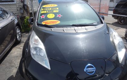 2015 Nissan Leaf S for sale in Bridgeport, CT